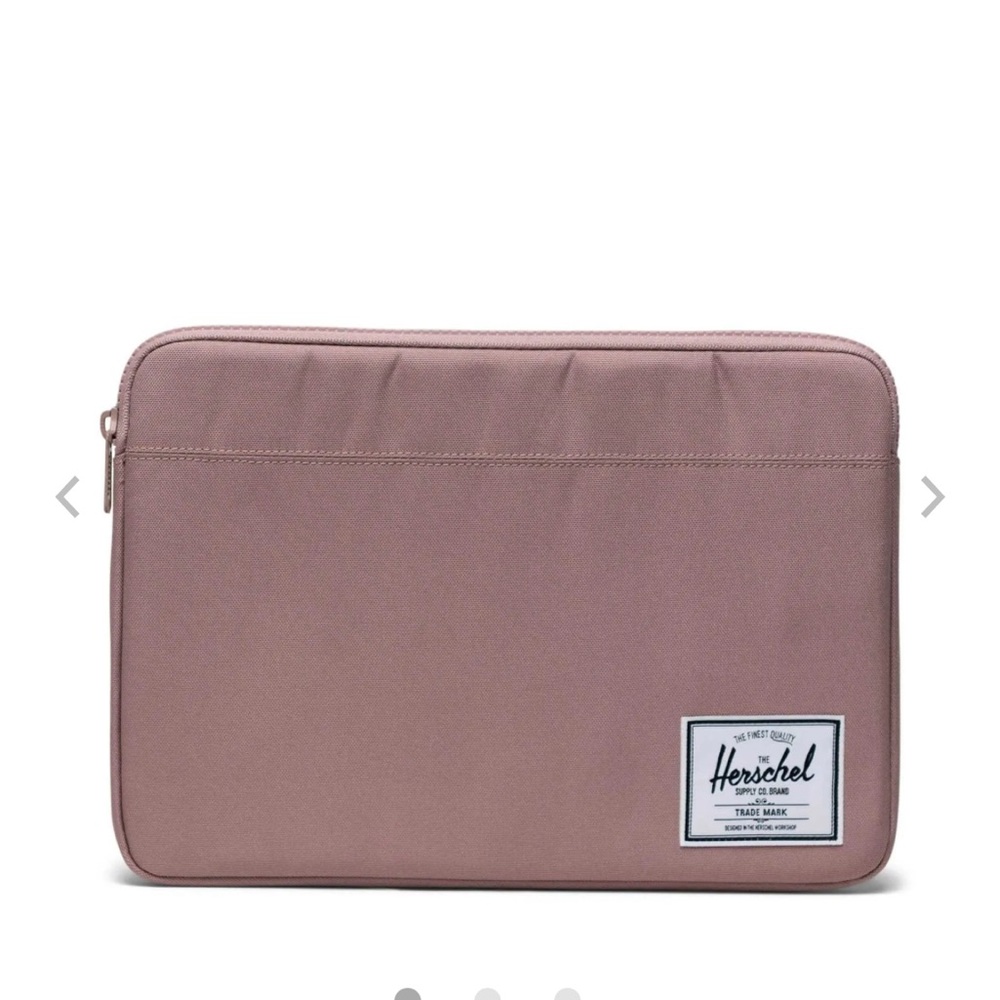 Herschel Anchor Pink and Red Striped Laptop Sleeve